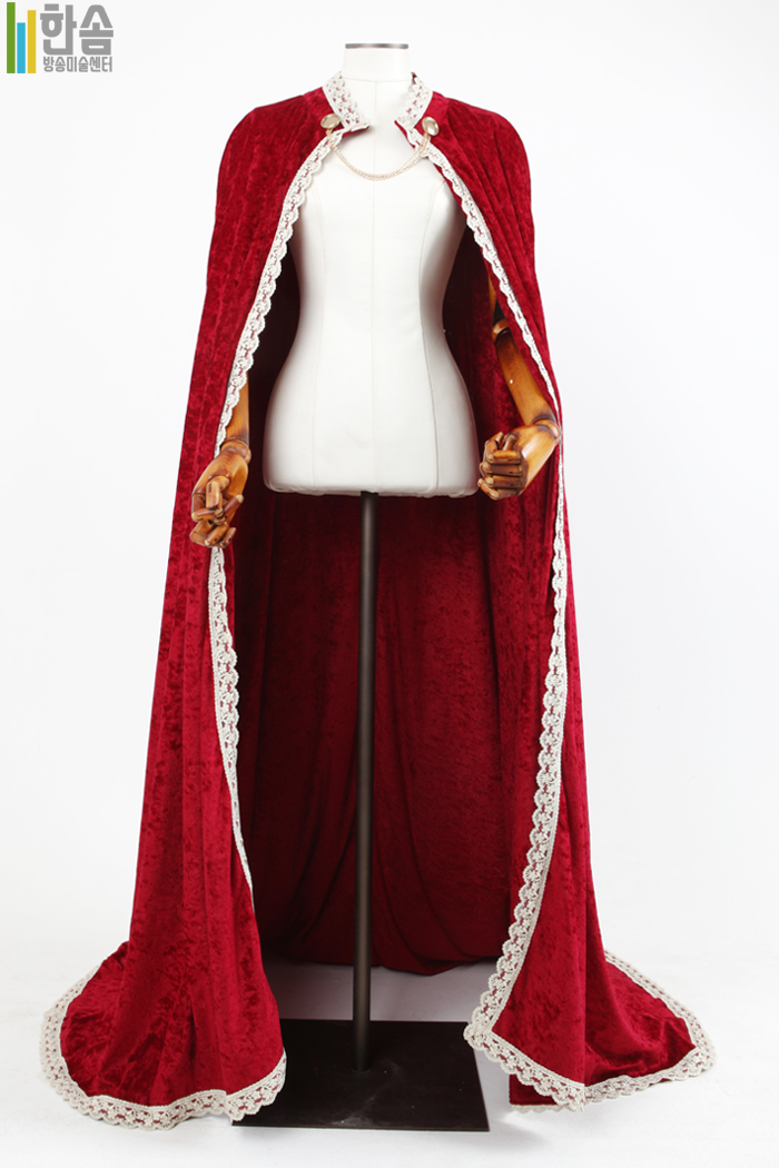 7017.벨벳망토(고급)-레드