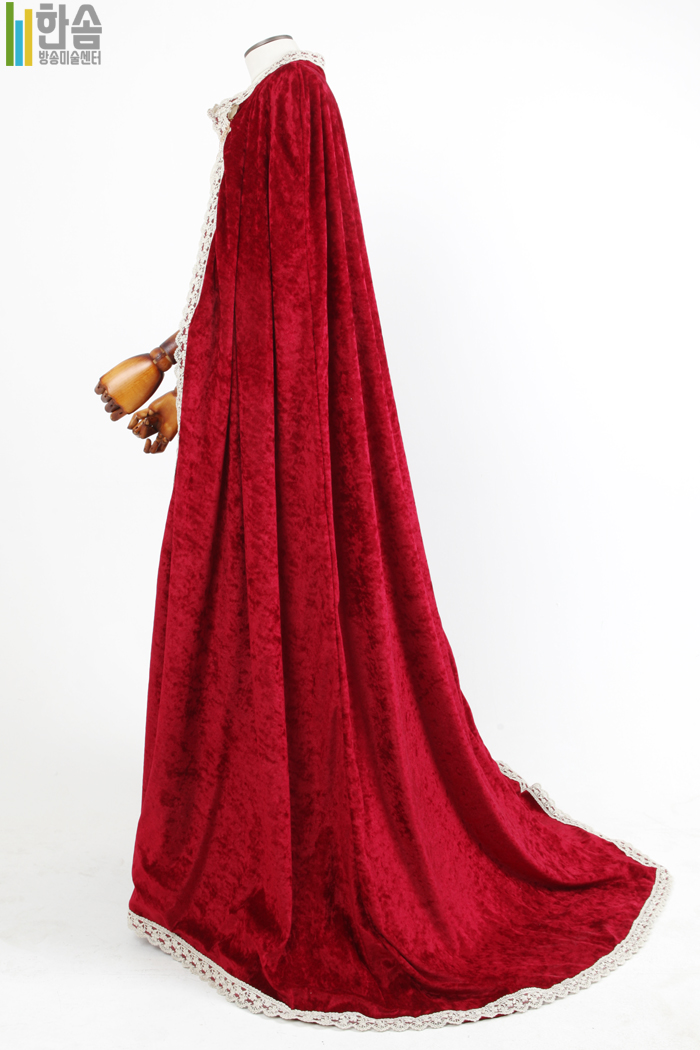 7017.벨벳망토(고급)-레드
